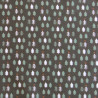 Printed Cotton TSUGNEG Sepia / Khaki